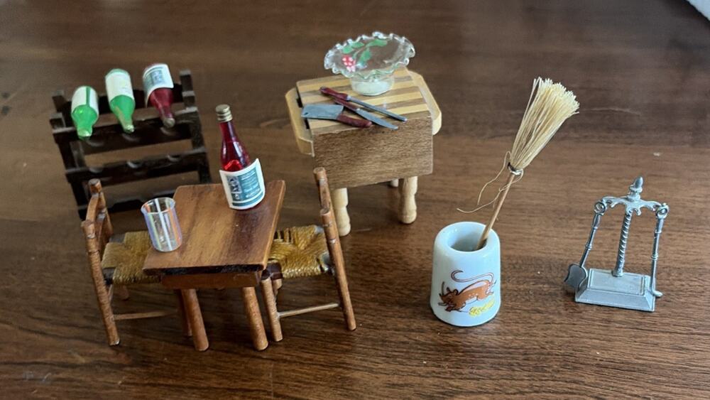 Artisan Dollhouse Miniature Wood Kitchen Tools Lot 1:12 Scale